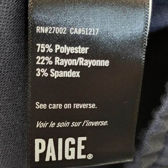 PAIGE‎ Bodhi Drawstring Pull On Sweat Shorts Navy Blue Men's Size L NWT - Picture 9 of 11